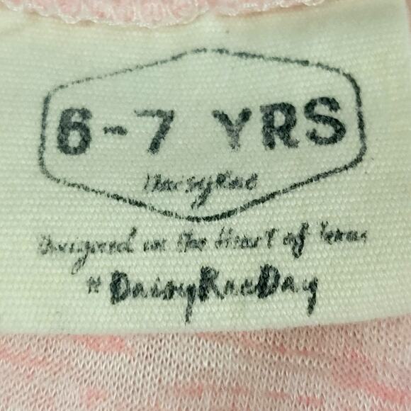 Daisy Rae Day Girl's Asymmetrical Tee Size 6-7 - Picture 4 of 6